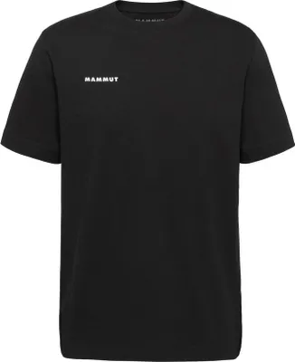 Produktbild von Mammut Base T-Shirt Men Mini Logo - Regular Fit aus 100% Baumwolle, Farbe:black, Größe:M