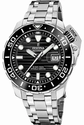 Image de Festina Montre automatique Diver Swiss Made Black