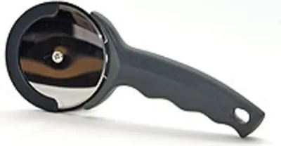 Obrázek produktu pro Kráječ na pizzu s ochranným krytem, PP + nerezová ocel, 19 cm