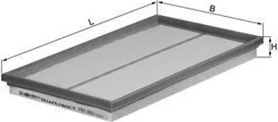 Obrázek produktu pro Vzduchový filtr KNECHT LX 781