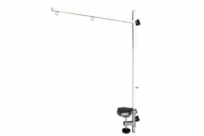 Produktbild von Trimmtisch Halterung Single Large - Professional - Für Trimmtisch Hund - Mit Fellpflegeschlaufe - Aufrechte Stange 100 cm
