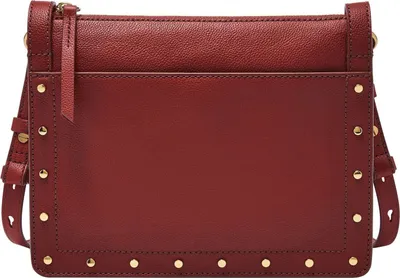 Produktbild von FOSSIL Leder Umhängetasche Schultertasche Taryn Crossbody Bag Scarlet weinrot