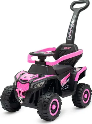 Produktbild von Baby Mix Ruggy Elektroroller mit Führungsstange babyrosa