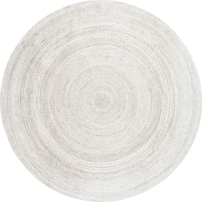 Obrázek produktu pro 140x140 (průměr) kruh Kusový koberec Jute Braided 106321 White kruh