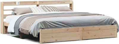 Obrázek produktu pro vidaXL Rám postele s čelem bez matrace 200x200 cm