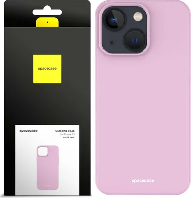 Zdjęcie produktu dla Silikonowe etui SPACECASE Silicone Case do iPhone 13 Różowy