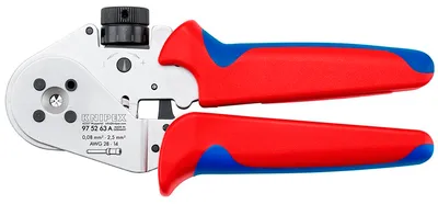 Obrázek produktu pro Knipex 97 52 63 A Čtyřhroté kleště na krimpování pro kroucené kontakty