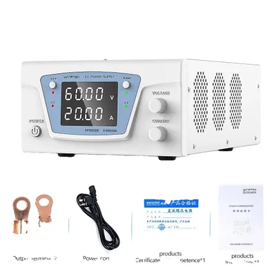 Obrázek produktu pro Stejnosměrný napájecí zdroj, nastavitelné napětí 60V, výstupní proud 20A, 60V 20A