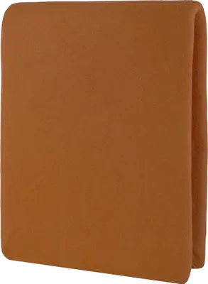 Zdjęcie produktu dla Prześcieradło z gumką Aqua 200x220–220x240, kolor czekoladowy, bawełna z Elasthanem, 190 g/m²