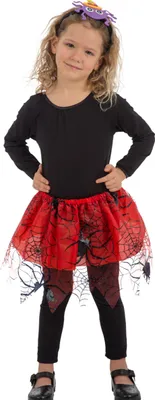 Immagine prodotto di Sottogonna ragno per bambini accessorio di Halloween rosso-nero - taglia unica