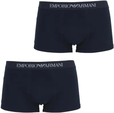Produktbild von EMPORIO ARMANI 2er Pack Herren Boxershorts             S 2   Dunkelblau