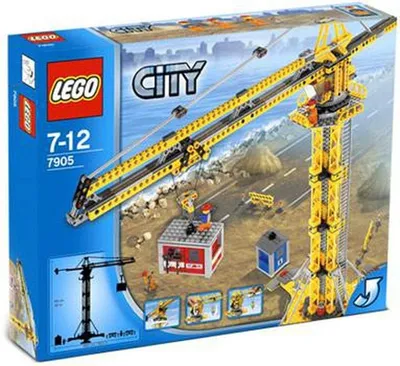 Produktbild von LEGO 7905 Tower Crane LEGO Anzahl Minifiguren: 3, Thema: LEGO City, Anzahl Anleitungen: 2, Veröffentlicht in: 2006, Anzahl Teile: 709, Zahl: 7905-1, EAN: 5702014480063, UPC: 673419083997, Gewicht: 1.803 KG, Verpackungsmaße (lxbxh): 47.5 x 38 x 9 cm, Altersberatung: 7+