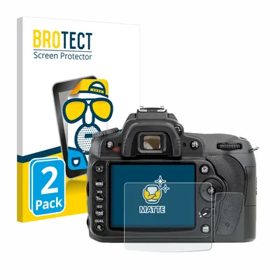 Produktbild von 2x BROTECT Schutzfolie für Nikon D90 Displayschutz Displayschutzfolie Folie Matt Entspiegelungsfolie