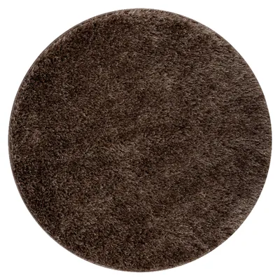 Obrázok produktu pre Kúpelňový koberec SYNERGY kruh, glamour, protišmykový, mäkký - Polyester béžová béžový kruh 67 cm