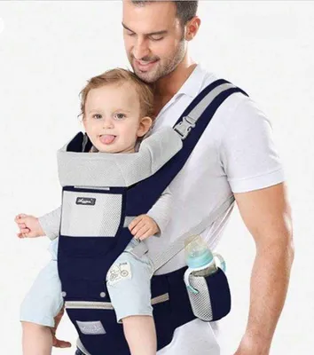 Zdjęcie produktu dla Ergonomiczny plecak dla niemowląt od urodzenia do 3 lat (3–20 kg) (ciemnoniebieski)