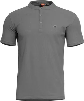 Produktbild von Pentagon Levantes Henley Kurzarm-poloshirt Grau XL Grau XL