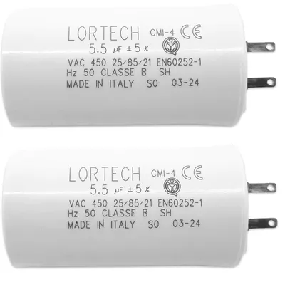 2 Kondensatoren 5,5 µF für Rollladenmotoren 20 Nm