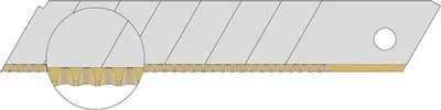 Produktbild von Lutz Wellenschliffklinge TiN 18mm Pack a 10 Stück