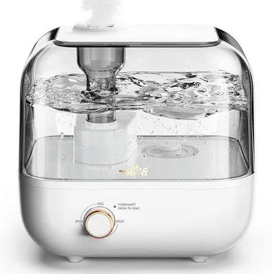 Obrázek produktu pro Zvlhčovač vzduchu 5 l, bílý, ultra tichý, výdrž 35 hodin, aromaterapie