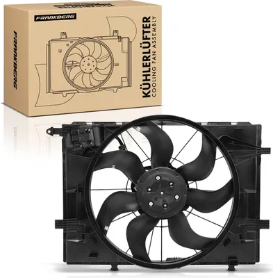 Obrázok produktu pre Frankberg 1x ventilátor chladenia motora s rámom ventilátora chladiča Mercedes-Benz W205 W205 A205 S205 S213 X253
