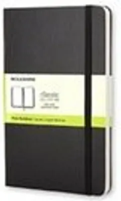 Image de Moleskine 9788883701030 MOLESKINE Carnet de notes, P/A6, pages blanches, couverture rigide, noir
