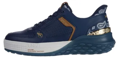 Produktbild von Skechers Herren Halbschuhe mit Schnürung, Modell 251170NVY in Dunkelblau Weiß