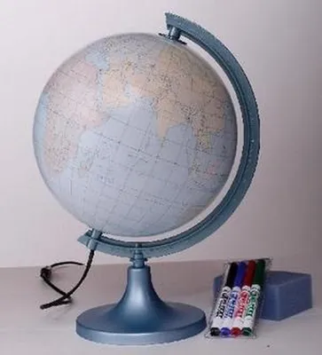 Image de Globe de contour, illuminé 25 cm, Zachem