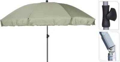 Immagine prodotto di Ombrellone da giardino verde 250x160 cm fragile