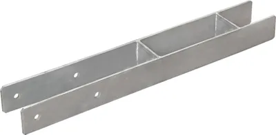 Obrázok produktu pre vidaXL Podpera stĺpikov 6 ks Strieborná 7 × 6 × 60 cm Pozinkovaná oceľ