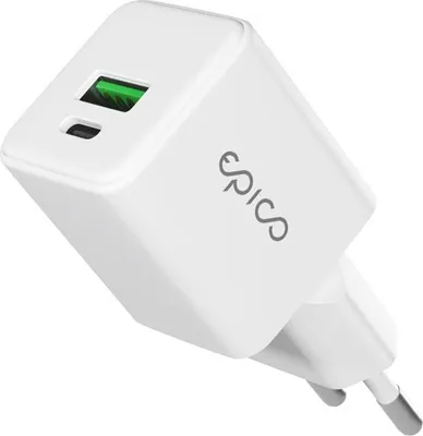 Obrázek produktu pro Epico UltraBoost EA10 20W GaN Wall Charger - bílá
