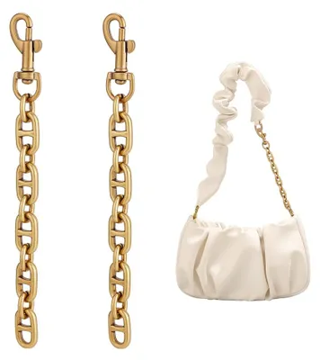 Kettenverlängerung 43,6 cm, antikes Gold, 2 Stück, für Taschen