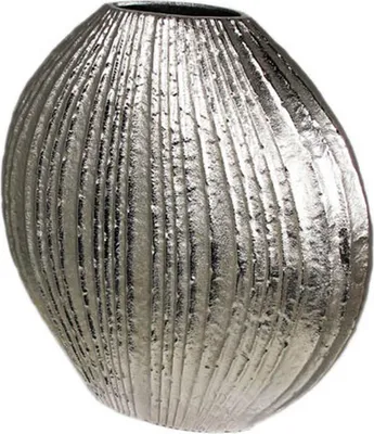 Image de Vase déco Morino nickelé 39x10x, h= 37 cm 519018093