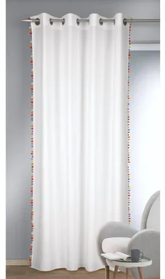 Produktbild von Ösenschal „Kaspar: Farbe: Weiß -  Größe (HxB) 245x135cm