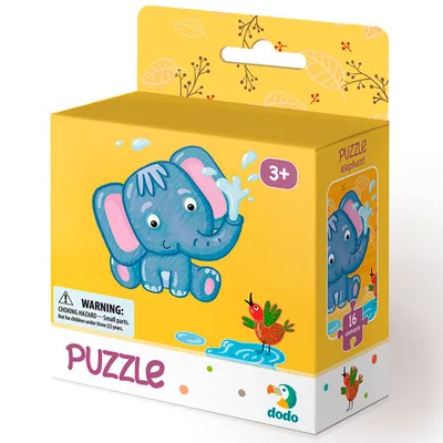 Obrázek produktu pro Puzzle Slůně 16 dílků