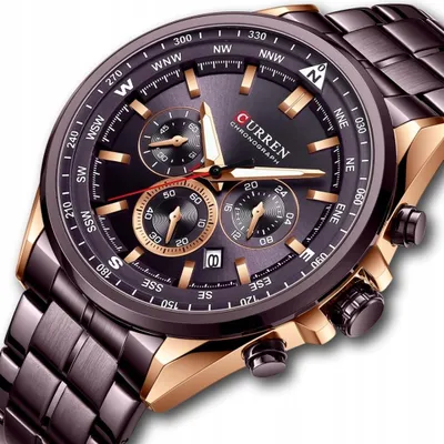 Zdjęcie produktu dla Zegarek Męski Curren Klasyczny Elegancki Chronograf Datownik 5 Kolorów