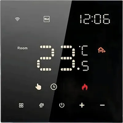 Immagine prodotto di Eurokomp E6263 Termostato WiFi Tuya 16A, nero
