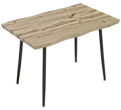Produktbild von Esstisch 110 cm für 4 Personen – skandinavisch | Farbe: Eiche | Abmessungen: 110x70x75 cm