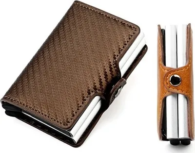 Obrázok produktu pre MINI WALLET Izmael Double ME-25396 - Tmavo Hnedá KP25396