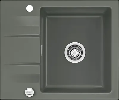 Produktbild von Systemceram KeraDomo Spüle GENEA 60 in LAVA mit Excenterbedienung / Einbauspüle