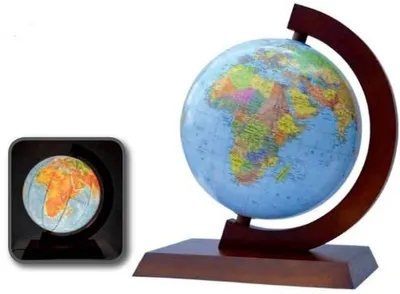 Image de Globe politique-physique illuminé 25 cm