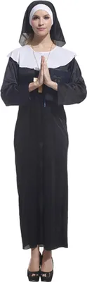 Produktbild von Einheitsgröße MP-42|Nonne Damen Kostüm "Pretty Nun" MIESEPETER®