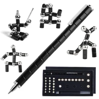 Produktbild von Magnetic Fidget Pen, Schultüte Füllung Einschulung Mädchen Junge, Geburtstagsgeschenk für Männer, Männergeschenke, Adventskalender Füllung Kinder