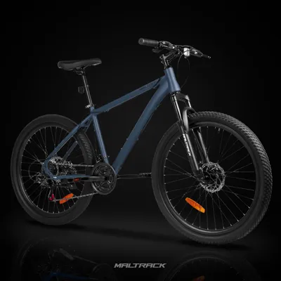 Produktbild von MalTrack Mountainbike 26 Zoll MTB Fahrrad Shimano 21 Gang Scheibenbremsen Federgabel 17 Zoll Rahmen Dunkelblau
