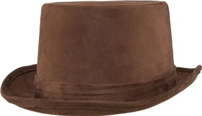 Produktbild von O23697 Zylinder braun Steampunkhut Steampunkzylinder