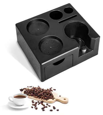 7-in-1 Tamperstation 58 mm, ABS, für Espressozubehör