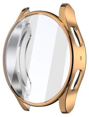 Immagine prodotto di Per Samsung Galaxy Watch 7 44 mm copertura completa TPU placcato Smart Case copertura protettiva oro rosa