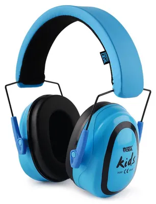 Immagine prodotto di Cuffie antirumore per bambini, pieghevoli, con riduzione del rumore di 27,4 dB, adatte a bambini dai 3 ai 16 anni, ideali per ambienti rumorosi