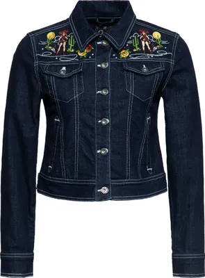 Produktbild von Queen Kerosin Denim Jacke - Deep In Texas M