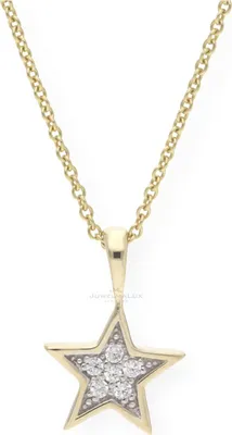 Produktbild von JuwelmaLux Anhänger 333 Gold Stern mit Zirkonia JL39-02-0013
