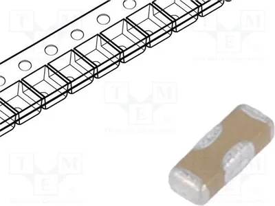 Obrázok produktu pre 2x Filter: Kondenzátor na potlačenie rušení, 1 nF, typ 1205 SMD, 300 mA, 50 V DC, typ NFM3DCC102R1H3L, určený na potlačenie rušenia